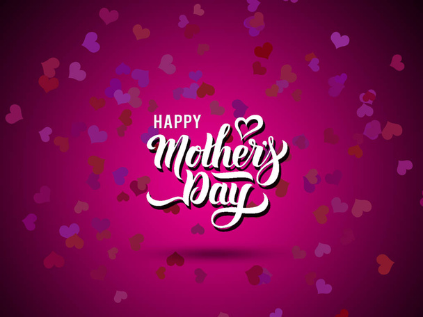  Happy Mother's Day greeting card design. - Zdjęcie, obraz