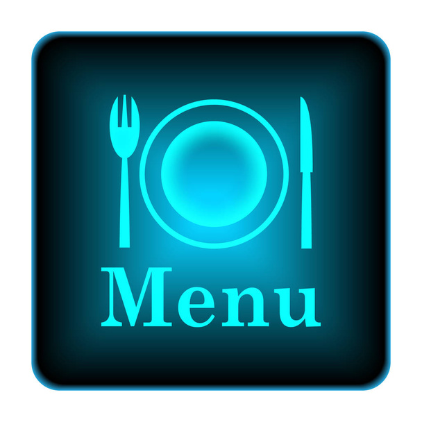 Icona del menu. Pulsante Internet su sfondo bianco
 - Foto, immagini