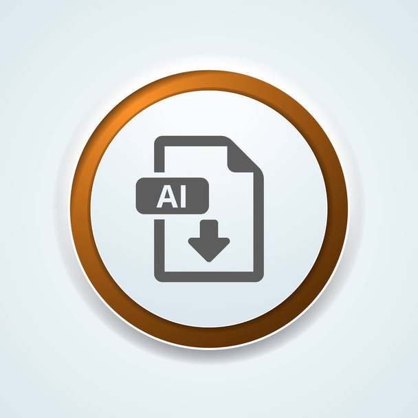 AL File Extension ícone, vetor, ilustração
 - Vetor, Imagem