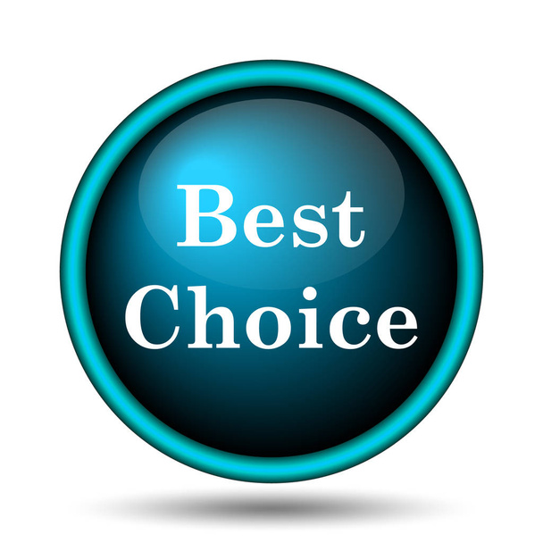 Best choice icon. Internet button on white background - Photo, Image