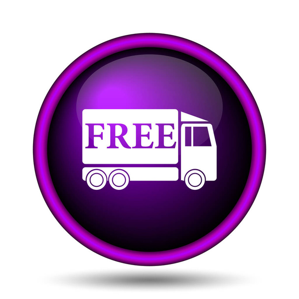 ikona ciężarówka dostawa gratis - Zdjęcie, obraz