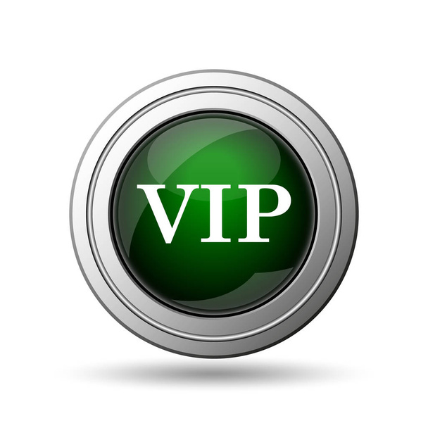 Icono VIP. Botón de Internet sobre fondo blanco
 - Foto, imagen