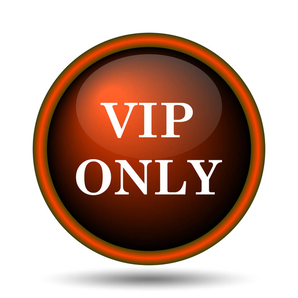 Icono VIP único. Botón de Internet sobre fondo blanco
 - Foto, imagen