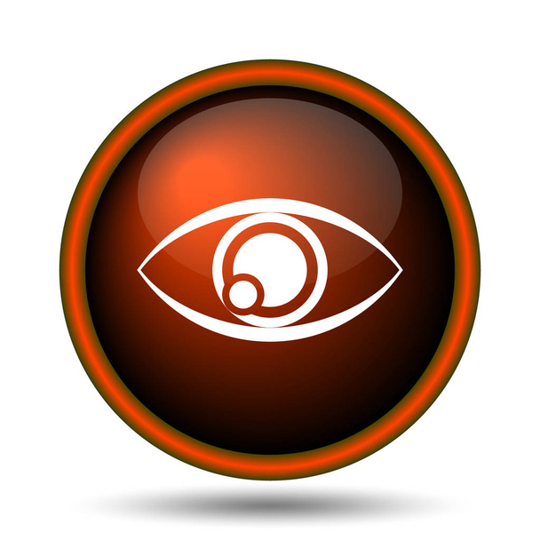 Ikona oka. Internet tlačítko na bílém pozadí - Fotografie, Obrázek