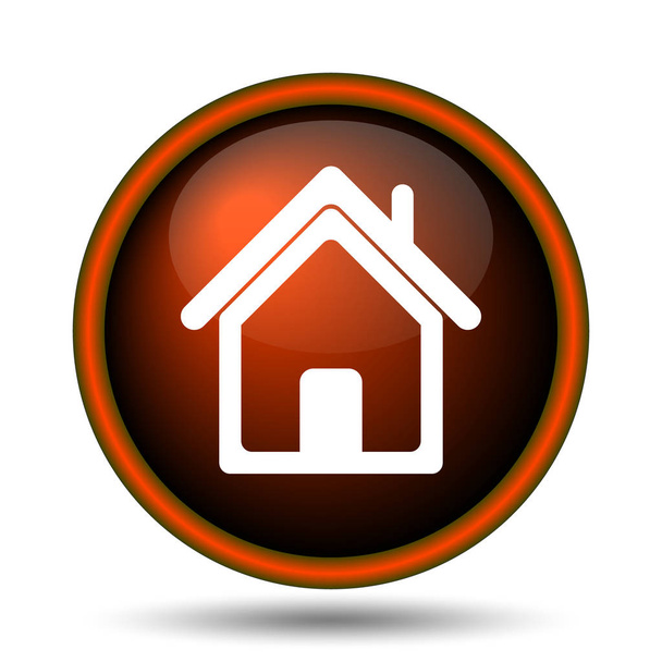 Home icon. Internet button on white background - Photo, Image