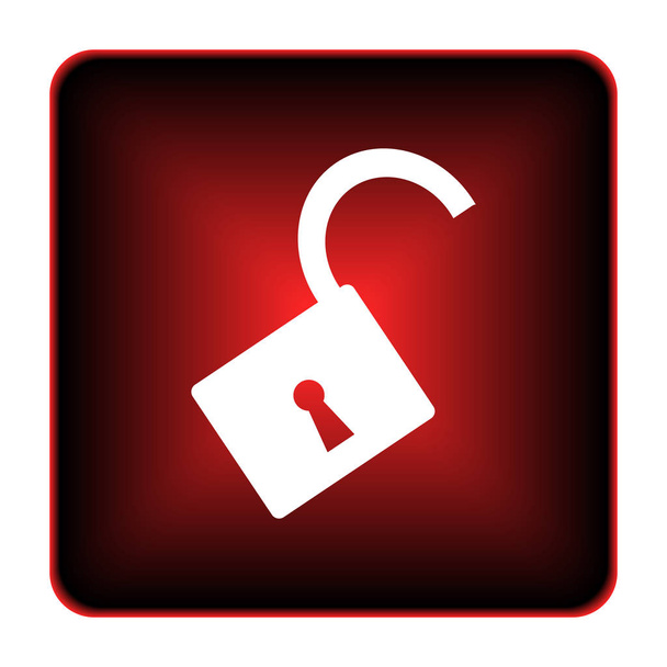 Open lock icon - Foto, Imagen