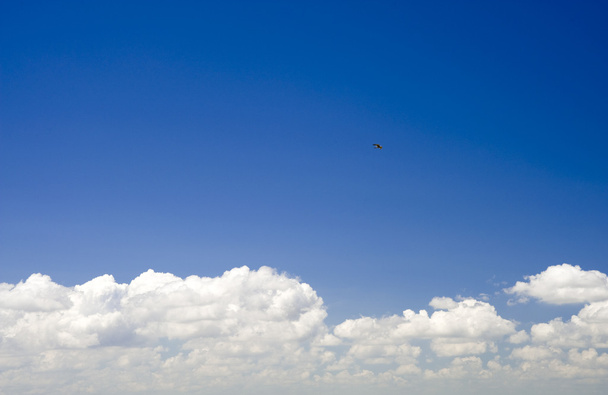 Clouds and clear blue sky - Photo, Image