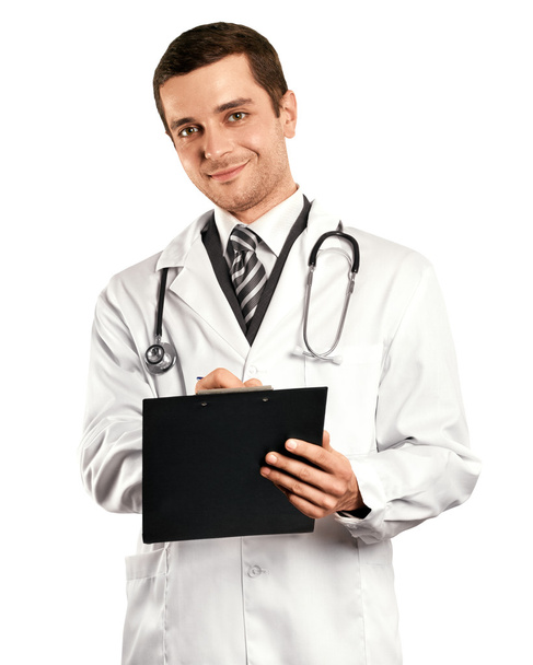 Doctor Man With Clipboard - Foto, immagini