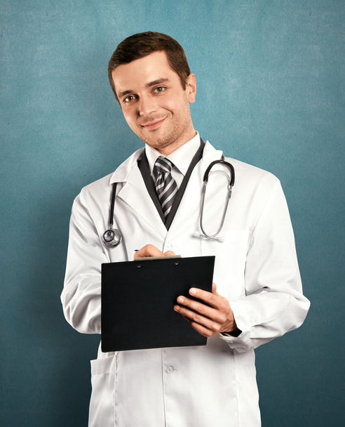 lékař muže s schránky - Fotografie, Obrázek