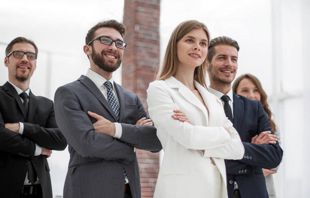 successful business team standing in the office - 写真・画像