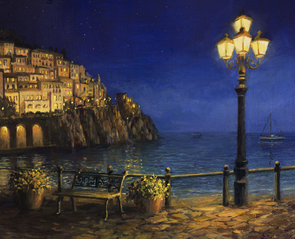 Sommerabend in Amalfi - Foto, Bild
