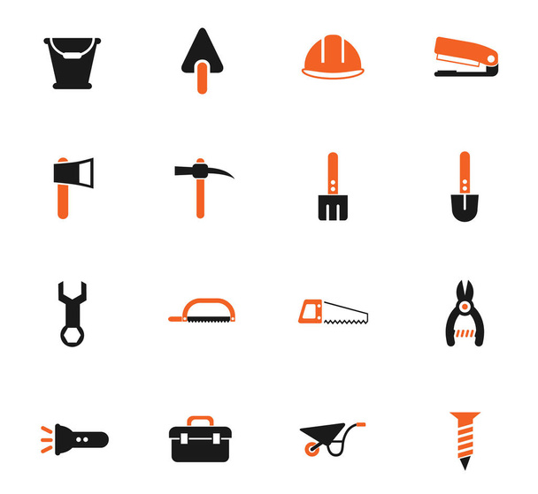 Набор значков рабочих инструментов
 - Вектор,изображение