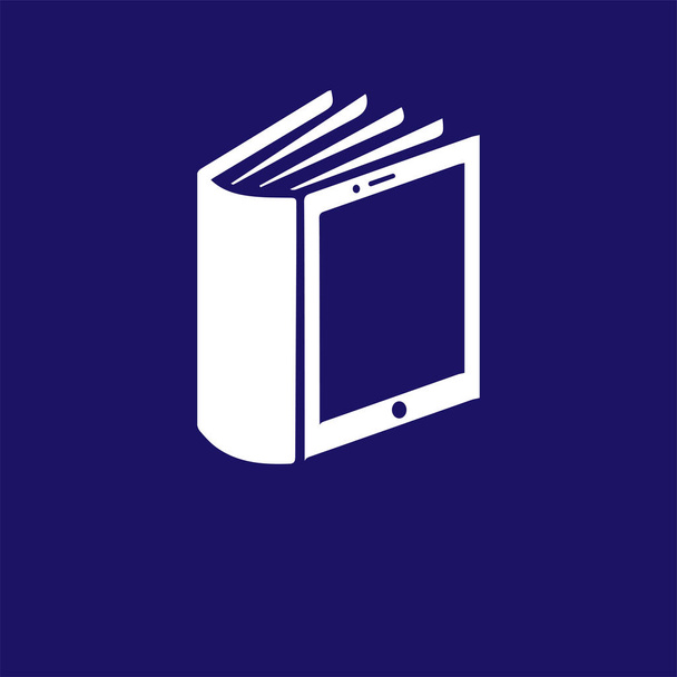 телефон Мобильный логотип книги вектор иконки
 - Вектор,изображение