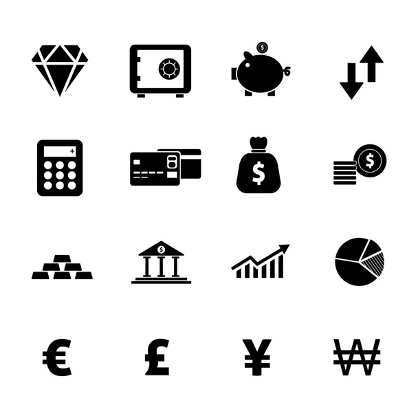 Icona Finanza - Vettoriali, immagini