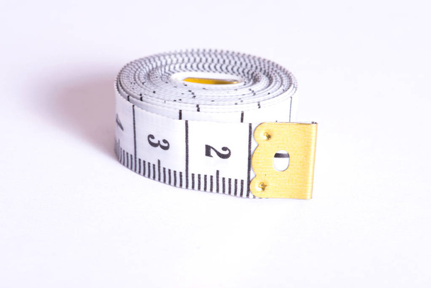 Primer plano de la cinta métrica
 - Foto, Imagen