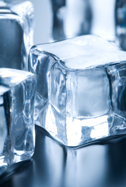 Fechar no cubo de gelo
 - Foto, Imagem