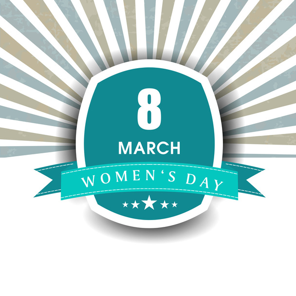 Vintage background for happy women's day. - Vector, Image