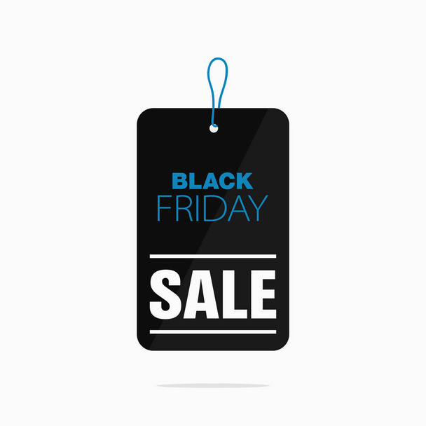 Black Friday Sale Tag - Vector, imagen