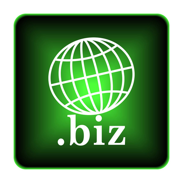 .biz icon. Internet button on white background - Photo, Image