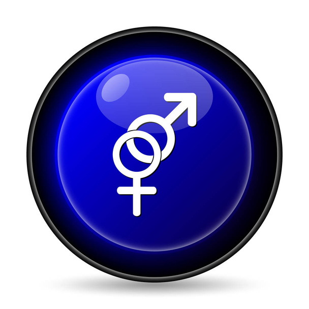 Sexsymbol. Internet-Taste auf weißem Hintergrund - Foto, Bild