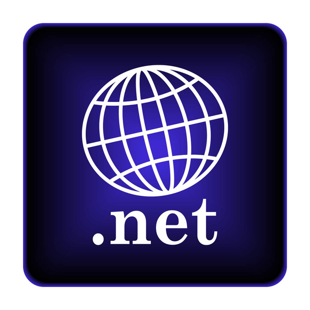 .Netzsymbol. Internet-Taste auf weißem Hintergrund - Foto, Bild