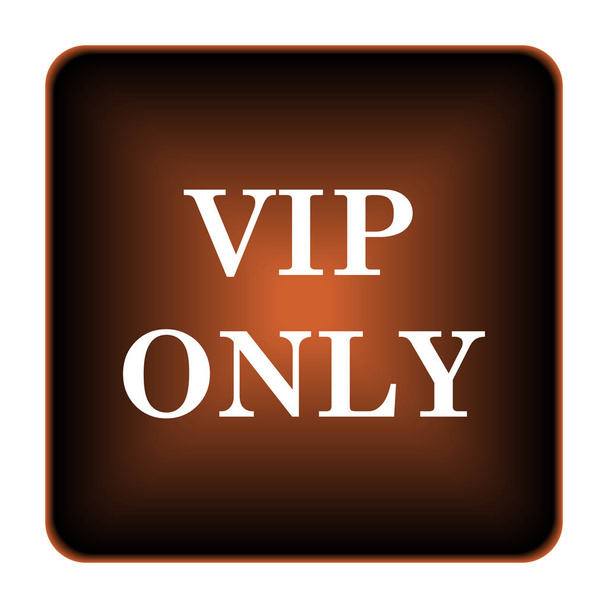 VIP pouze ikona. Internet tlačítko na bílém pozadí - Fotografie, Obrázek