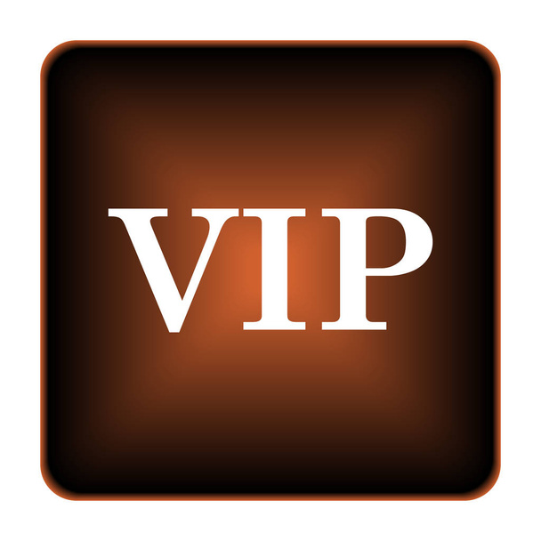 VIP icon. Przycisk Internet na białym tle - Zdjęcie, obraz