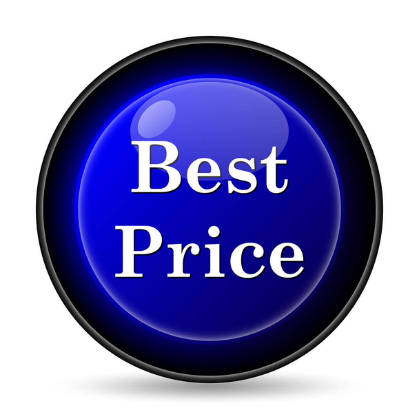 Best price icon. Internet button on white background - Foto, immagini