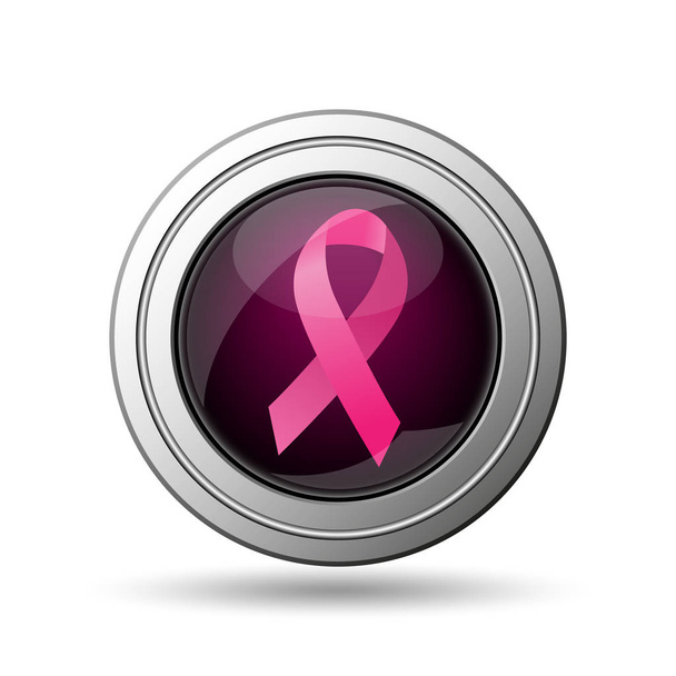 Breast cancer ribbon icon - Photo, Image
