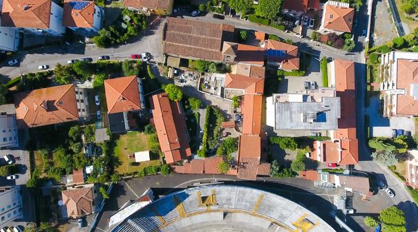 Overhead view of Pisan Homes, Tuscany, Italy. - Photo, Image