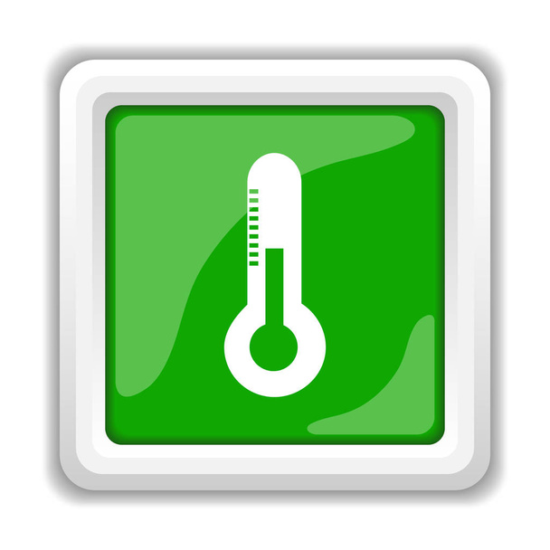 Lämpömittarin ikoni. Internet-painike valkoisella taustalla
 - Valokuva, kuva