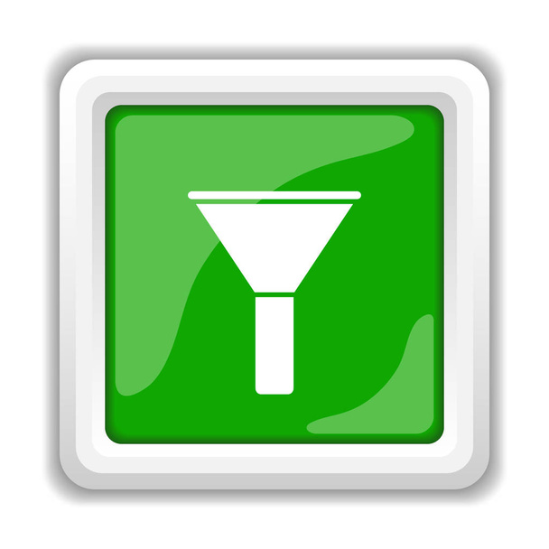 Filter icon. Internet button on white background - Photo, Image