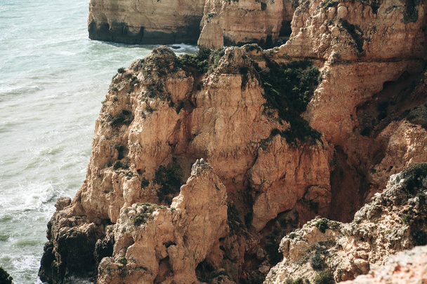 Beautiful views of the Atlantic Ocean and the rocks. - Foto, Imagen
