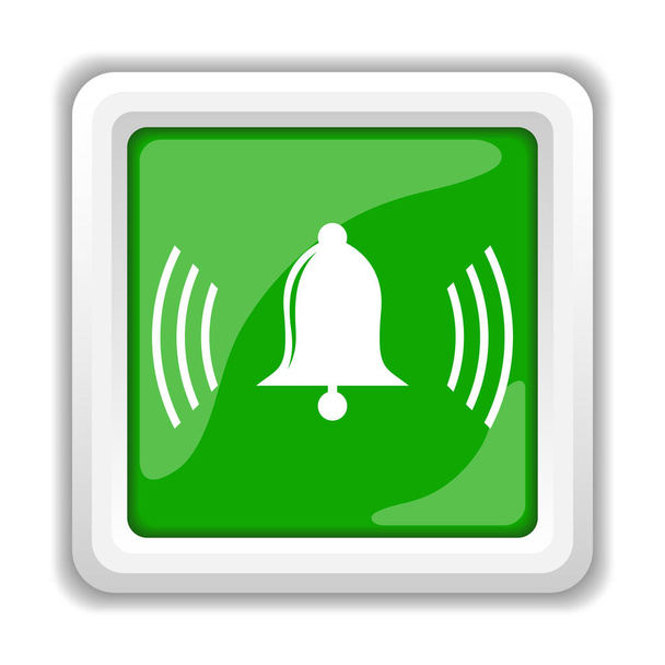 Εικονιδίου κουδουνιού. Κουμπί Internet σε άσπρο φόντο - Φωτογραφία, εικόνα