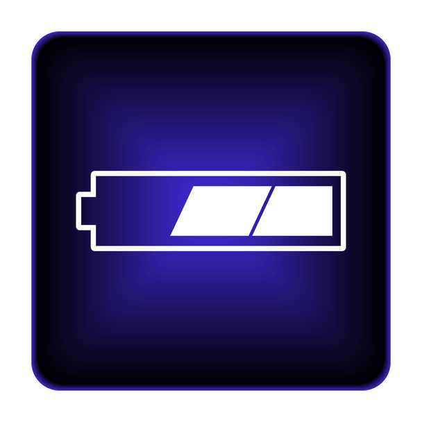 2 thirds charged battery icon - Photo, Image