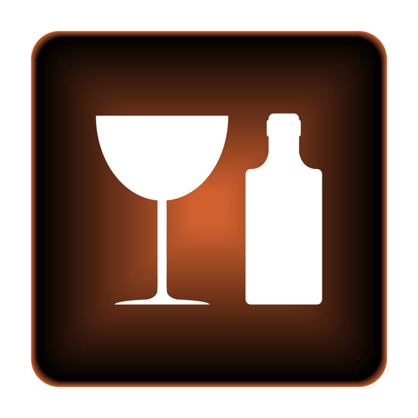 Icono de botella y vidrio
 - Foto, imagen