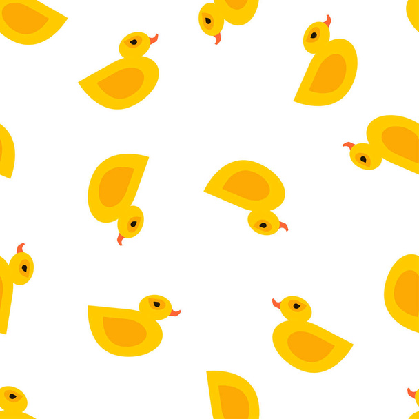 Seamless vector duck pattern - Vector, afbeelding