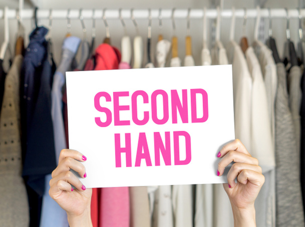 Second hand clothing shop. - Photo, Image