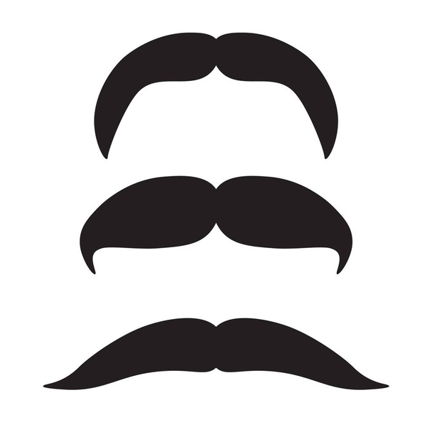moustache icon set- vector illustration - Vettoriali, immagini