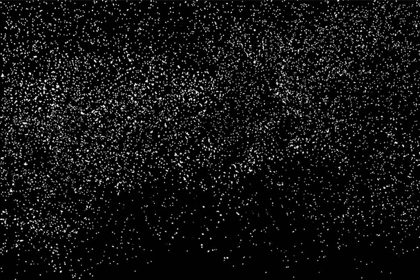 Grain abstract  texture isolated on black background. Noise design element. Distress overlay textured. Vector illustration,eps 10. - Wektor, obraz