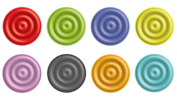 Набір барвистих кнопок для вашого веб-сайту. Векторний формат і jpg
. - Вектор, зображення