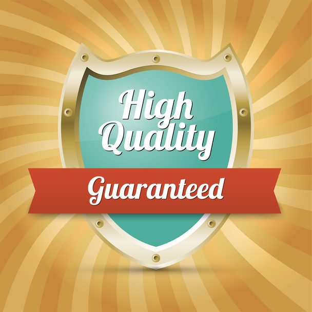 High quality shield - Guaranteed - Vector, Image