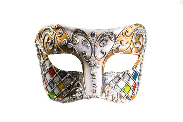 masque pour carnaval est sur un fond blanc
 - Photo, image