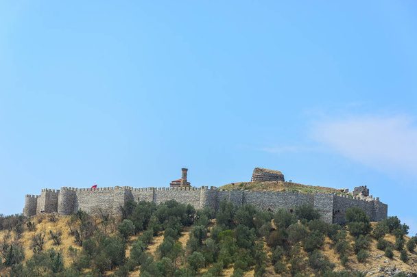 Ayasuluk vár a Ayasuluk-hegyen, Selcuk, Törökország - Fotó, kép