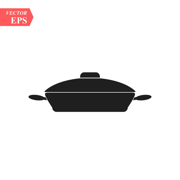Frying pan icon. Vector concept illustration for design. eps10 - Vector, Image