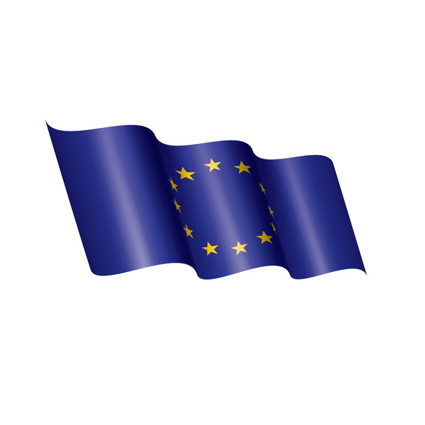 Flagge der Europäischen Union, Vektorillustration - Vektor, Bild