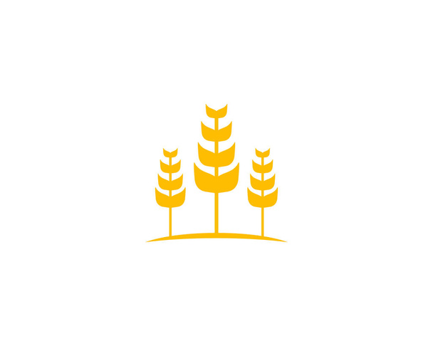 ist ein Symbol für Weizenpflanzen - Vektor, Bild