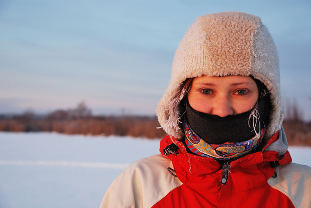 Winter woman portrait - Photo, image