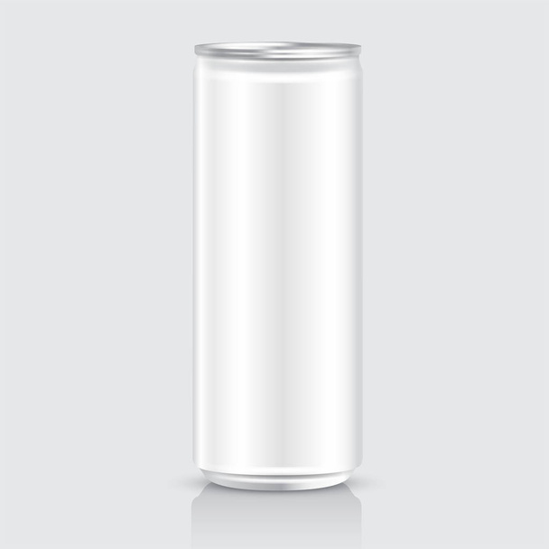 Aluminum Can Template on White Background : Vector Illustration - Vektori, kuva