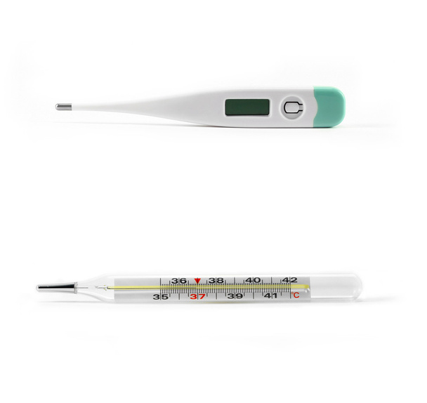 Set of two thermometers: modern and old - Photo, Image